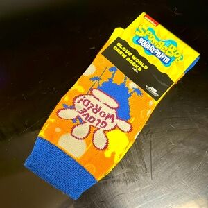 NEW 2021 Culture Fly SpongeBob Glove World Crew Socks